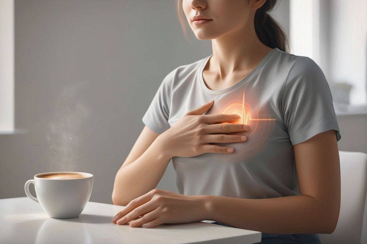 درمان تپش قلب بعد از خوردن قهوه