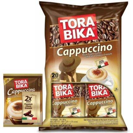 کاپوچینو ترابیکا ۲۰ ساشه ۲۵ گرمی | خرید Cappuccino Torabika